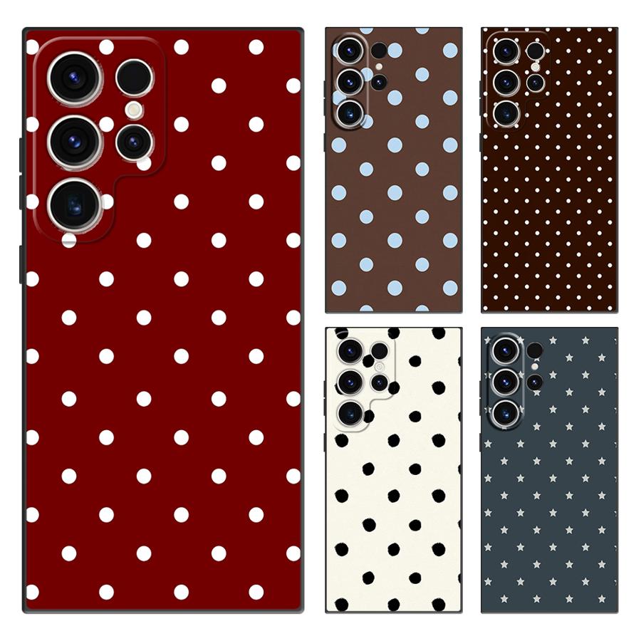 Samsung Galaxy S24 - Etui na telefon Retro Polka Dots