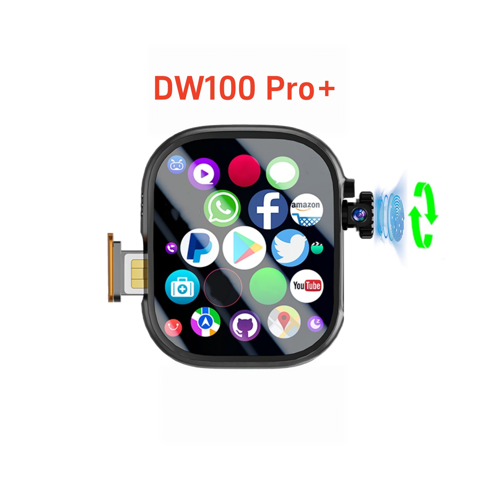 Oryginalny smartwatch DW100 Pr – Fall Detection Watch recenzja i cena