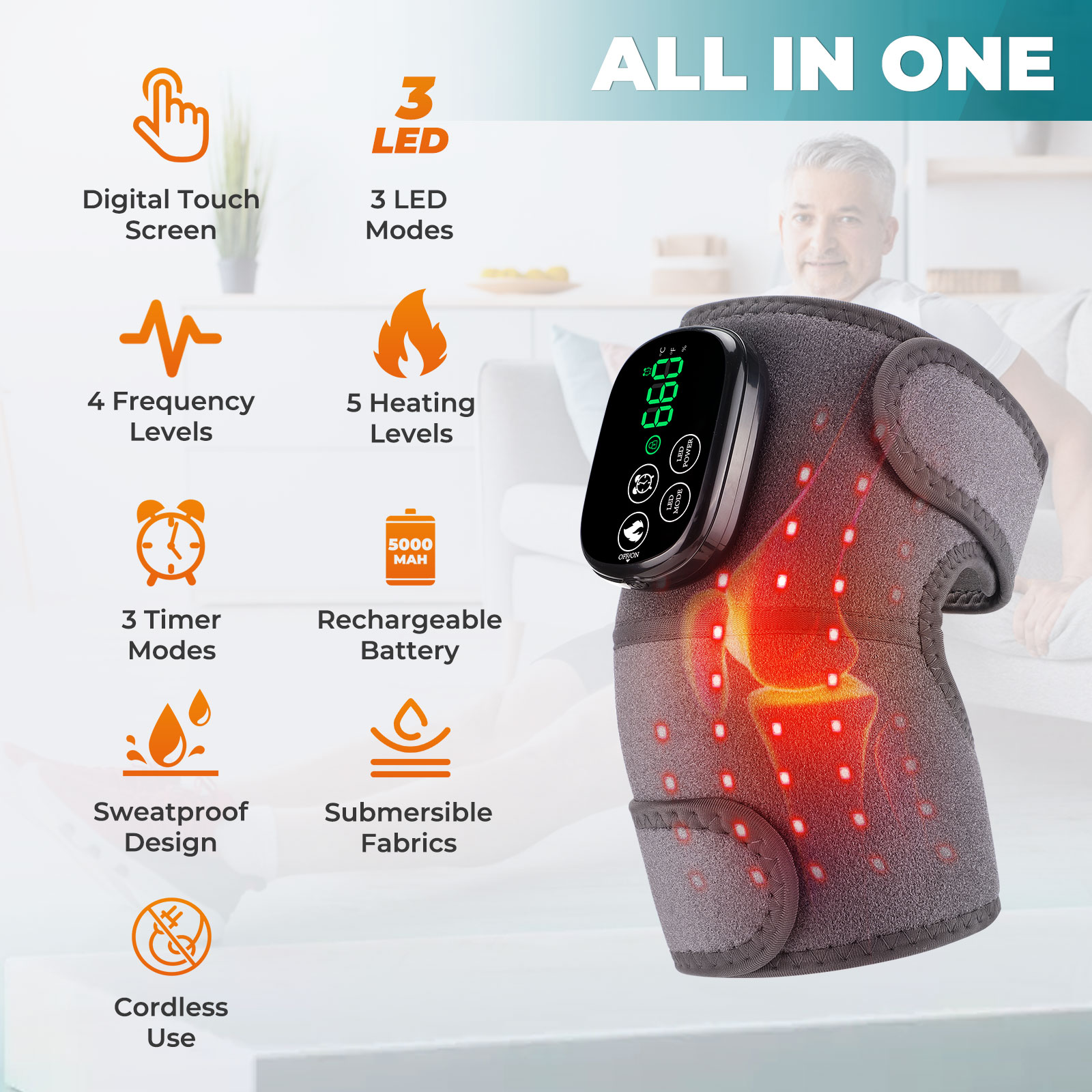 Nakolannik z Czerwonym Światłe – Smart Knee Wrap recenzja i cena