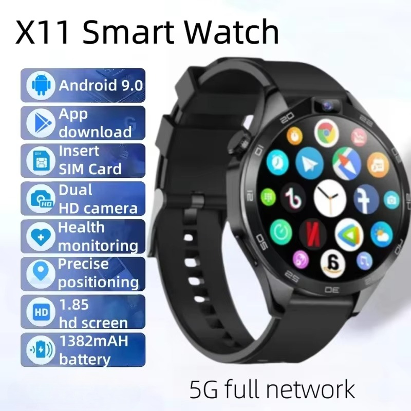 Nowy smartwatch X11 4G dla męż – Fall Detection Watch recenzja i cena